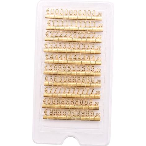 10-teiliges 3D-Metallregal-Set, quadratisches, verstellbares Preisauszeichnungsset für Uhren, Preisschilder und Bürodisplays