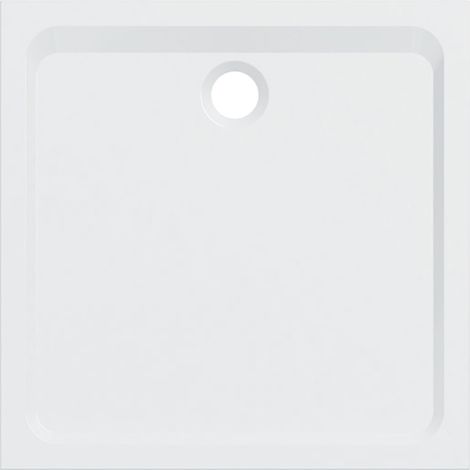 Receveur de douche carré Geberit Melua Blanc Mat 80x80x3.5cm - GEBERIT Y00090900777G
