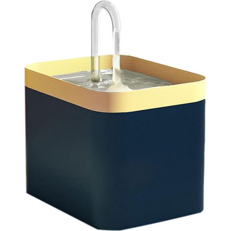 Katzenbrunnen, 1,5L Katzen Trinkspender, Silent Katzentrinkbrunnen, Katzen Trinknapf, Katzen Trinkbrunnen Wasserhahn, Automatischer USB Haustier Trinkbrunnen für Katze, Kleine Hunde, Welpe (1/5)