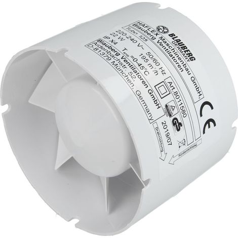 Ventilateur pour buse 125 mm