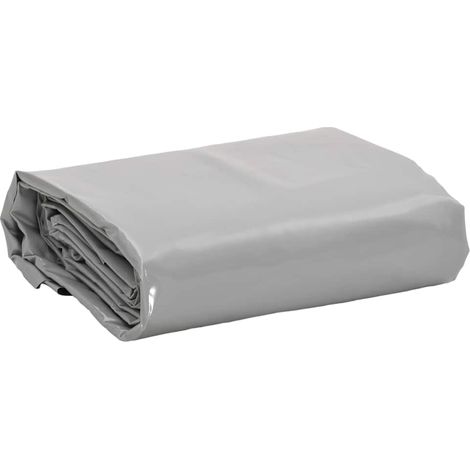 vidaXL Telone Grigio 5x5 m 650 g/m²
