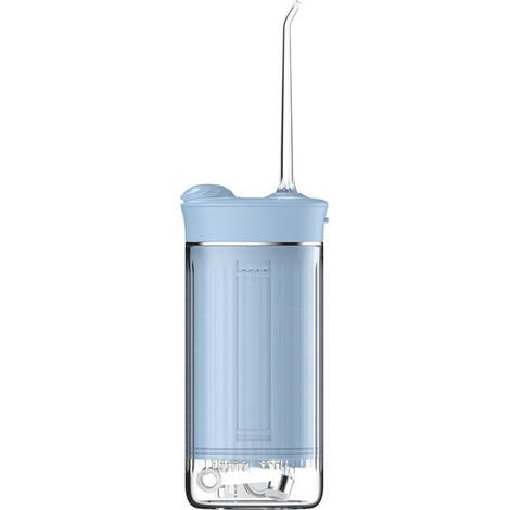 Irrigateur buccal X3A bleu, pompe à piston IPX7, batterie 1000-1200 mAh, autonomie 50 jours, 222g, réservoir 300ml (1/5)