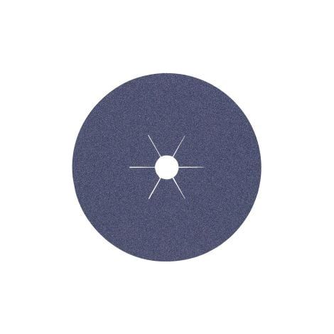 Disque fibre D.125mm K.80 INOX ZK TECWERK (1/2)