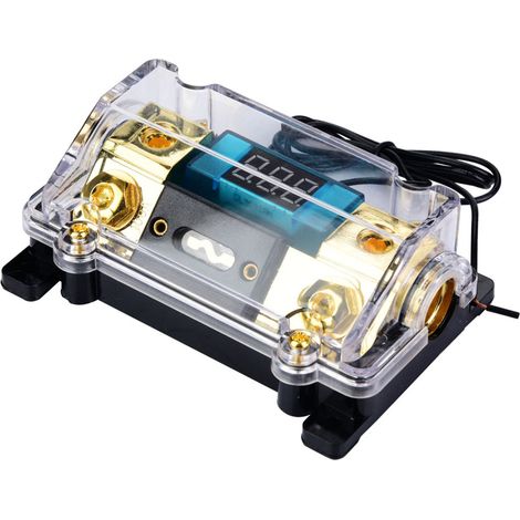 Bloc de distribution de porte-fusibles numérique 24 V 100 A pour autoradio avec écran LCD (1/5)