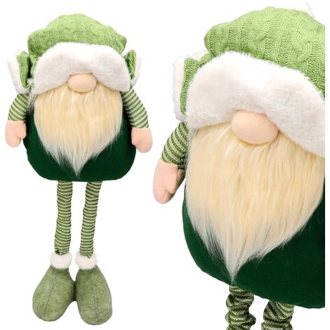 Gnomo di Babbo Natale nano telescopico da 66 cm, decorazione JUMIhome (1/5)
