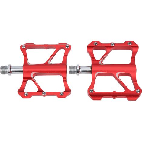 GUB GC005 Pedale aus Aluminiumlegierung mit Kugellagern für faltbare Mountainbikes und Rennräder (rot) (1/5)