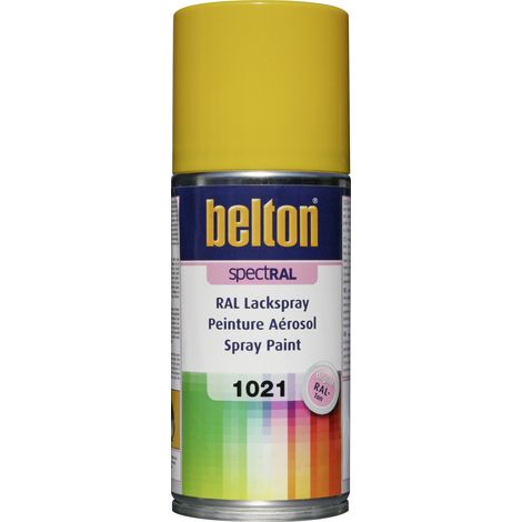 belton SpectRAL Lackspray 150 ml rapsgelb Sprühlack Buntlack Spraylack (1/2)
