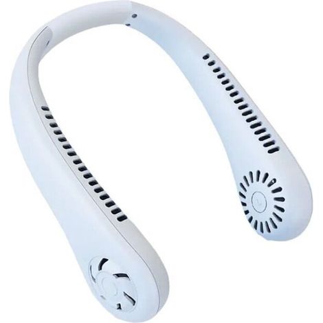Tragbarer, klingenloser Nackenventilator – 4000-mAh-Akku, 360°-Drehung, ideal für Büro und Zuhause