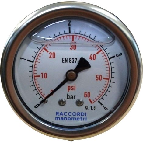 Hinteres Manometer 4 bar MG3-63 Gewinde 1/4" (1/5)