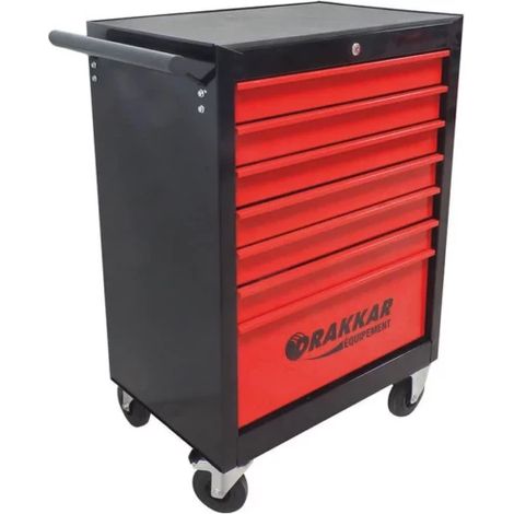 Servante d'atelier 7 tiroirs 207 outils DRAKKAR (1/3)