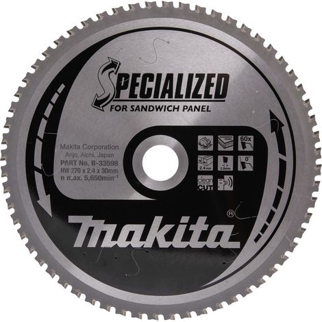 Makita Sägeblatt SPECIALIZED 270x30x60Z, 2,4 mm