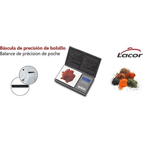 LACOR - BALANCE PRECISION DU POCHE 650GR 0,1G (1/6)