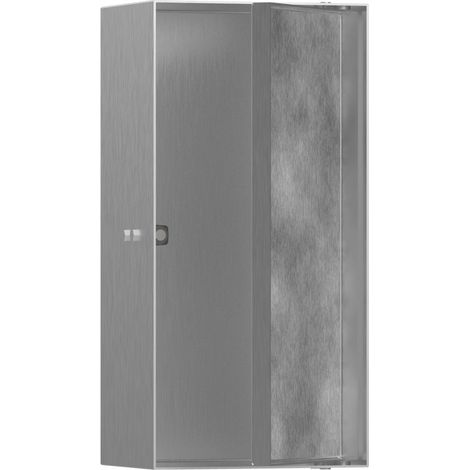 hansgrohe XtraStoris Rock niche murale avec porte à carreler (1/3)