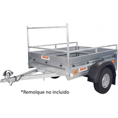 Kit portaescaleras + barandilla para 208x120cm de caja de remolque