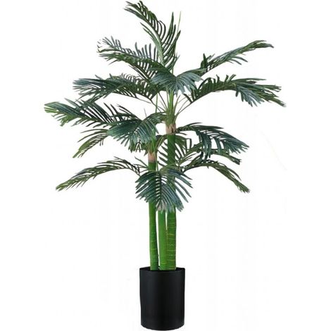 Palma artificiale, in vaso come una vera, grande, realistica, altezza 1,8 cm DRZ04