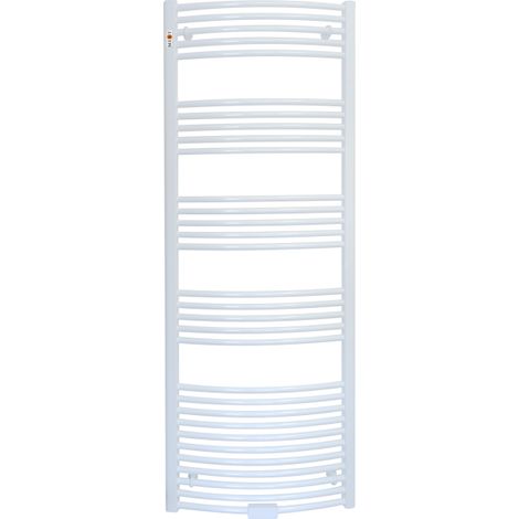 MERT Standard Badheizkörper, Weiss, gebogen, Mittel- und Seitenanschluss, 50 x 120 cm (1/5)