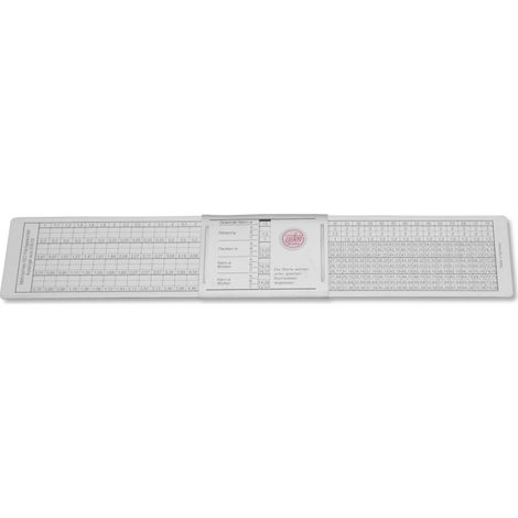 DIN Gewindesschieber für metrisches ISO Feingewinde 250x50x0,5mm