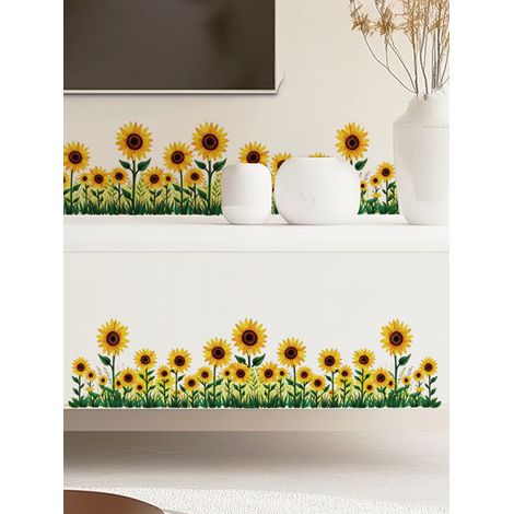 Stickers muraux pour la décoration intérieure : papier peint en PVC imperméable, résistant à l'huile, autocollant et amovible. (1/4)