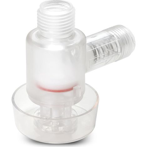 A10-3050 1/2" MPT Vacuum Circuit Breaker/Check Valve, suitable for RV tank flushing systems -- A10-3050 (Transparent Check Valve)
