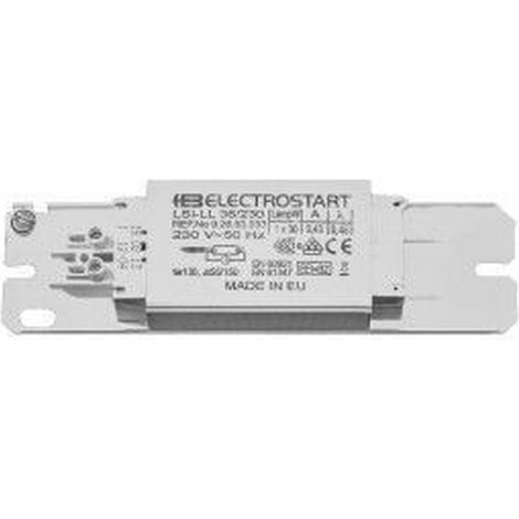 Ballast électromagnétique 58 W/230 V - boîtier métallique - Eei B2 - 1 lampe - 58 watts