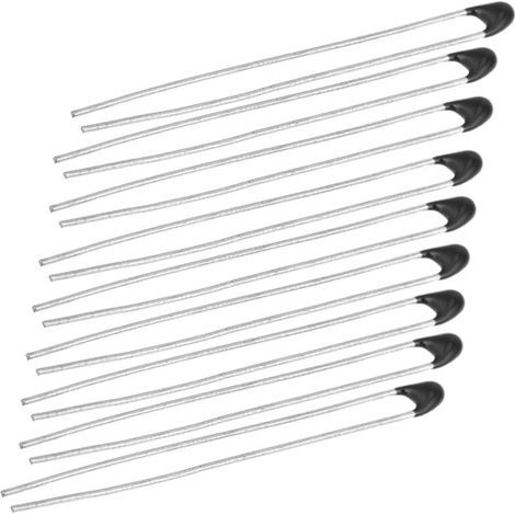 Ulisem 10 pezzi Componente elettronico MF52 NTC termistore sensore di temperatura ad alta precisione con cavo da 30 mm (10K-B3435-L30) (1/4)