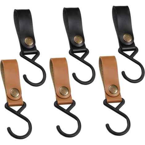 CCYKXA 6pièces Lot De Crochets Pour Corde à Linge De Camping Crochets Pour Sangle Cintres Pour Suspension Ustensiles Et Sacs Adaptés Camping Et Pique- (1/5)