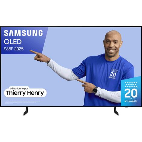 Samsung – Téléviseur OLED 65 pouces – Résolution UHD 4K – Smart TV avec Bluetooth – Technologie Ambilight