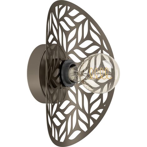 Applique Rustica Country Swaby Acciaio Bronzo 1 Luce E27 Ip20