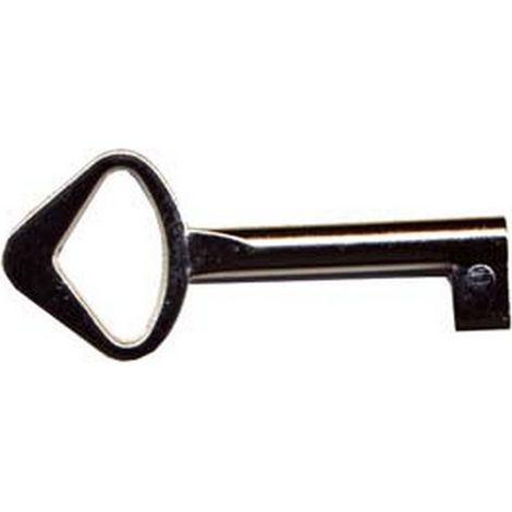 25PZ CHIAVI PER MOBILI IN ACCIAIO - mm.58x24 lunghezza gambo mm.35