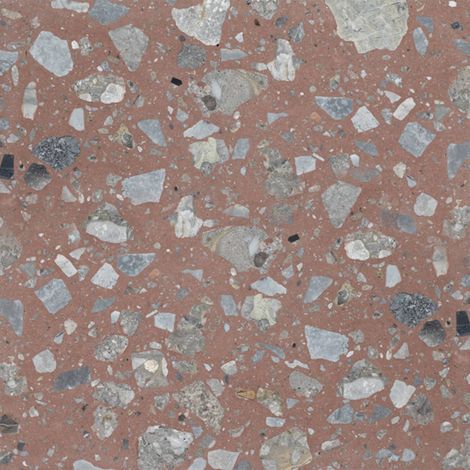 Véritable Carreau Terrazzo  PASTRAMI - collection TRADIZIONE 30x30 cm boîte de m2 Adouci - Gioia Materia