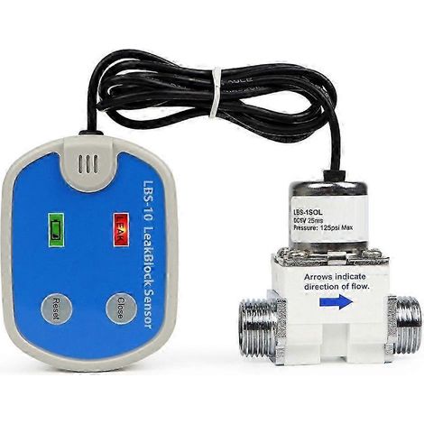 Détecteur de fuites pour purificateur d'eau HM avec alarme et soupape de sécurité. Détecteur de fuites de canalisations d'eau avec arrêt automatique. WHBYV (1/4)