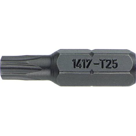 1407-14211430-1435 Stahlwille-Embouts tournevis Nr. 1418, T 27, TX 5,0 in mm, Hexagonal C 6,3 mm