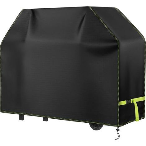Housse Barbecue Exterieur, 420D Oxford Bache Barbecue Imperméable 100 x 60 x 110 cm, Housse De Protection Anti-Vent/Solei/l'eau, Housse Plancha Convient la Plupart des Grills (1/5)