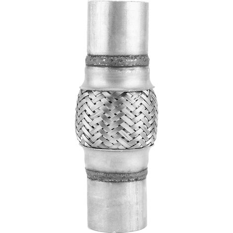 Tuyau d'échappement ondulé en acier inoxydable 51 mm x 200 mm, joint flexible, descente de gouttière universelle (1/5)