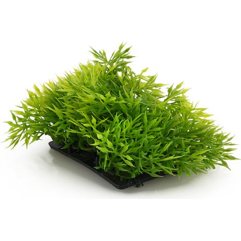 Accessoires pour aquarium, décoration, gazon artificiel vert, plante aquatique en plastique (1/5)