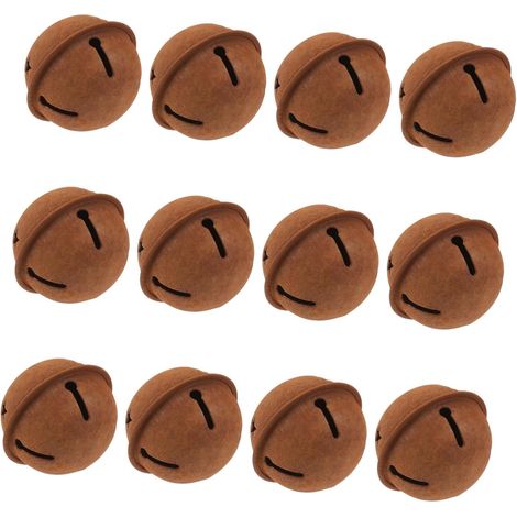 12pièces Clochette Métal Rouillé Grelot Étoile pour Décoration de Noël Clochette Artisanale Soi-même (1/5)