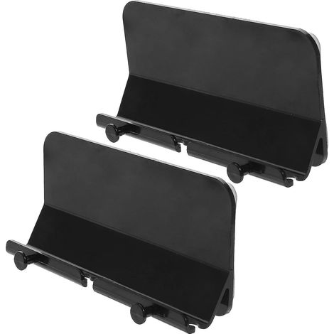 Lot de 2 supports muraux adhésifs pour téléphone portable avec crochet, servant également de support de charge. (1/3)