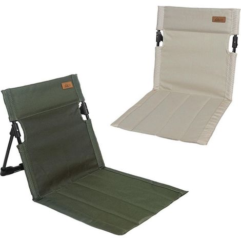 Chaise de plage pliante, chaise de plage pliante d'extérieur, chaise de voyage, chaise longue de plage avec dossier et coussin de soutien, idéale pour le camping (1/3)