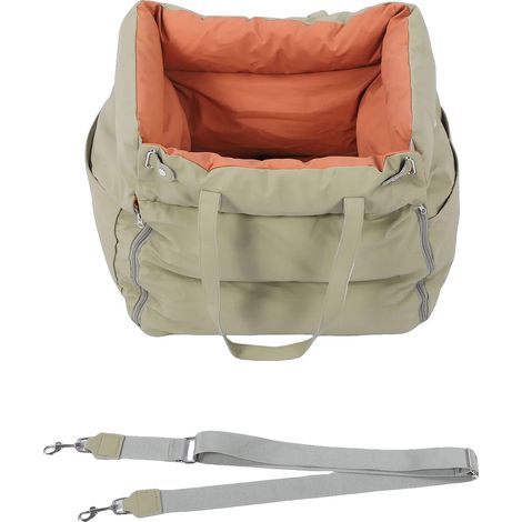 Cama de viaje para mascotas, lavable y portátil, incluye arnés, nueva (1/2)
