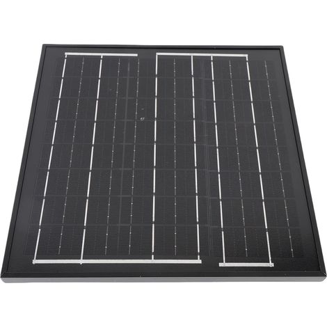 Ventilateur Solaire de Toit 8W, Système d'Extraction d'Air pour Grenier, Moteur Sans Balais CC, Noir, pour Garage et Entrepôt (1/5)