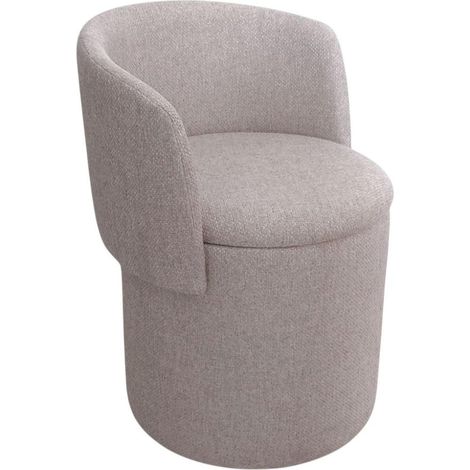 Amadeus - Pouf fauteuil Eclipse taupe (1/4)
