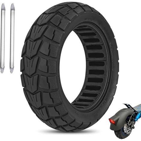 Pneu Plein Anti Crevaison 10x2.75 Pouces pour Trottinettes Electrique Kukirin G2,UrbanGlide E-CROSS PRO,Speedway/Speedway Pro