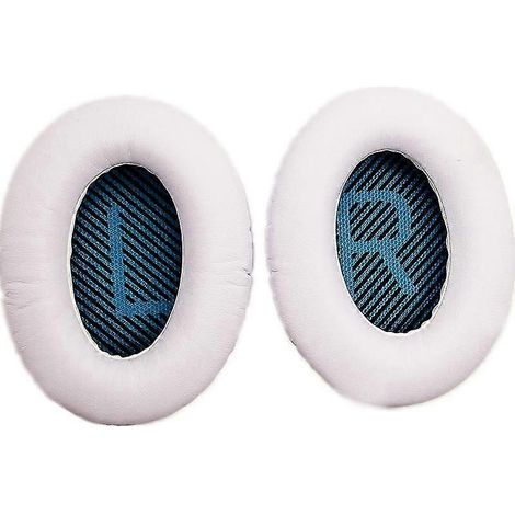 Coussinets d'oreille de rechange compatibles avec les casques Bose Quiet Comfort 35/ Bose QC 35/25/15/AE2/AE2i-White (1/2)