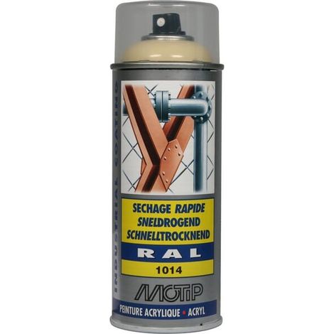 Peinture spray ivoire blanc MOTIP 07057 (1/3)