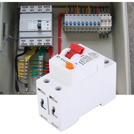 Disjoncteur GYL8 2P 230 V CA 50/60 Hz IP20, protection contre les fuites de courant, 2P-63 A-300 mA (1/5)