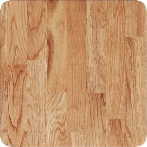 Dessus de table Dessus de bureau Plateau de table carré Marron clair 40x40x4 cm Bois chêne traité