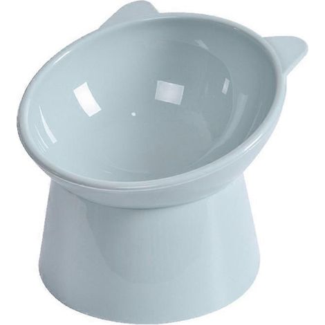 Support surélevé incliné pour gamelle de chat, protégeant le cou et prévenant les vomissements (45 cm). (1/5)
