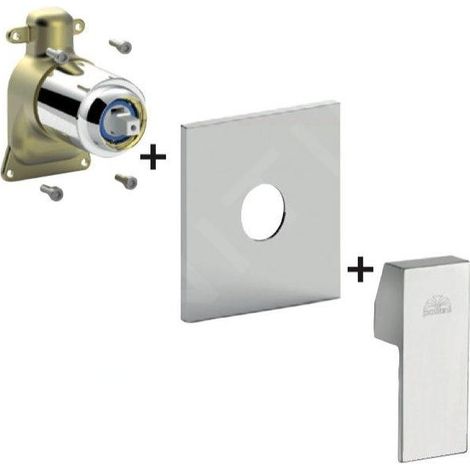Paffoni West - Mitigeur encastré pour 1 sortie, chrome WSBOX010CR (1/2)