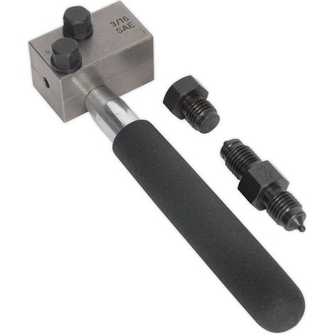 Sealey On-Vehicle Micro Brake Pipe Flaring Tool 3/16"" SAE PFT12 (1/2)
