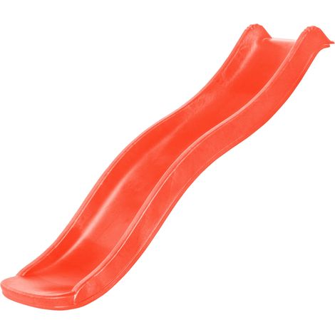 Axi Sky175 Toboggan À Eau En Rouge - 175 Cm Élément Complémentaire Pour Aire De Jeux / Maison De Jeu Enfant Toboggan Pour Hauteur De Estrade 90 Cm (1/3)